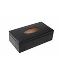 Wooden World – Handmade Wooden Tissue Box Holder – Black Decor