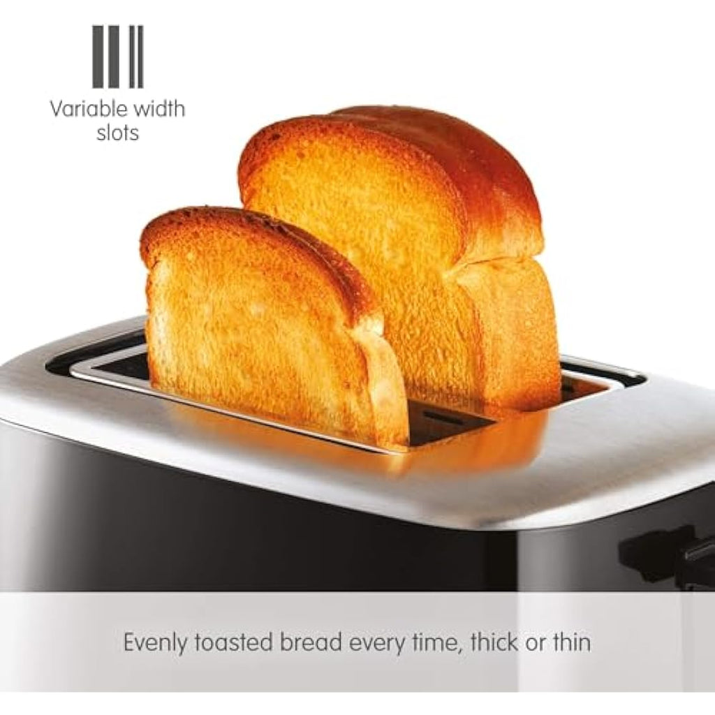 Morphy Richards Equip 2-Slice Toaster | Stainless Steel Black – 222064