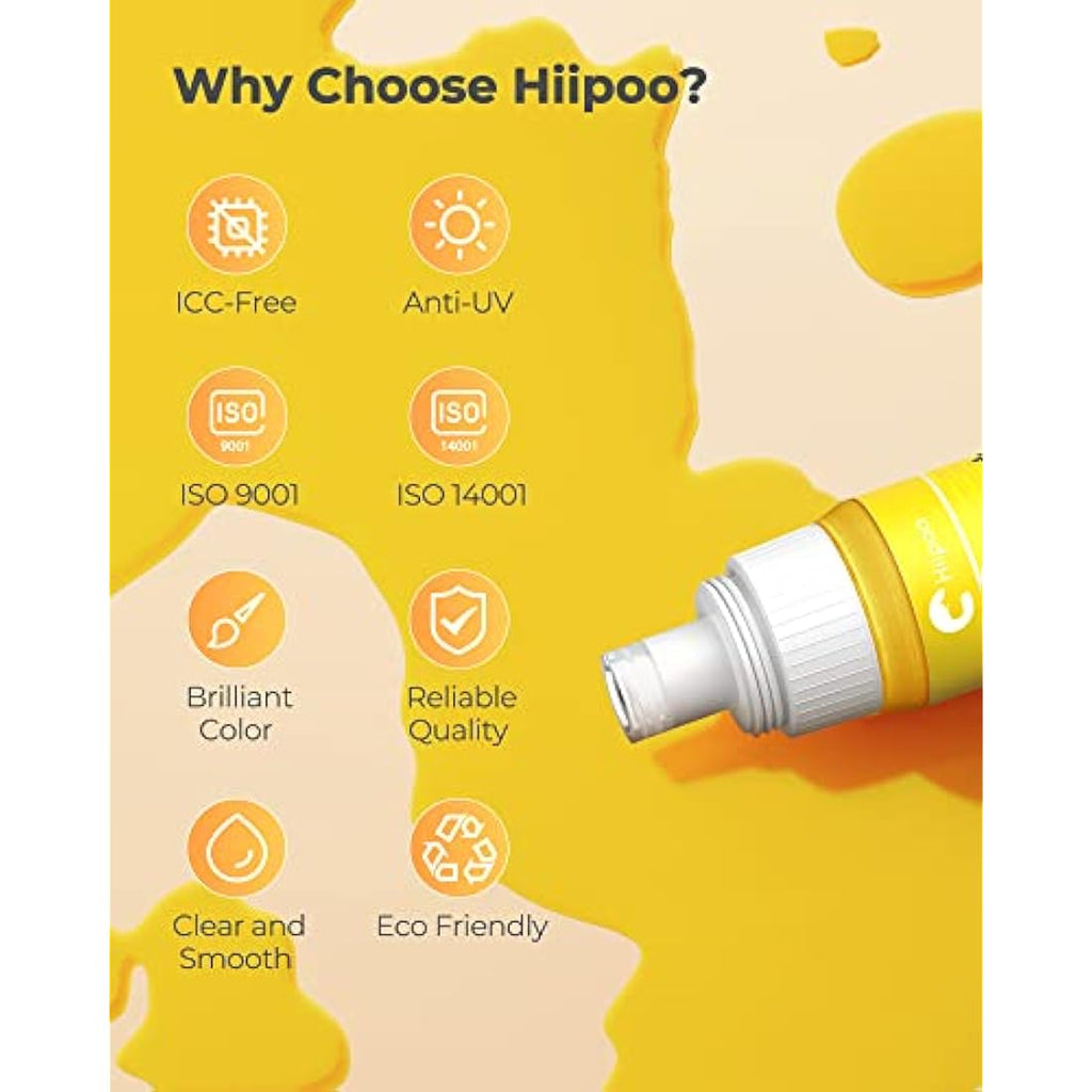 Hiipoo Sublimation Ink for Epson EcoTank ET-2800 ET-2720 ET-15000 | 4-Color Set