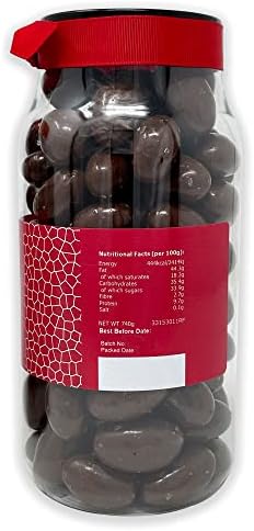 Rita Farhi Milk Chocolate Covered Brazil Nuts – Luxury Gift Jar, 740g
