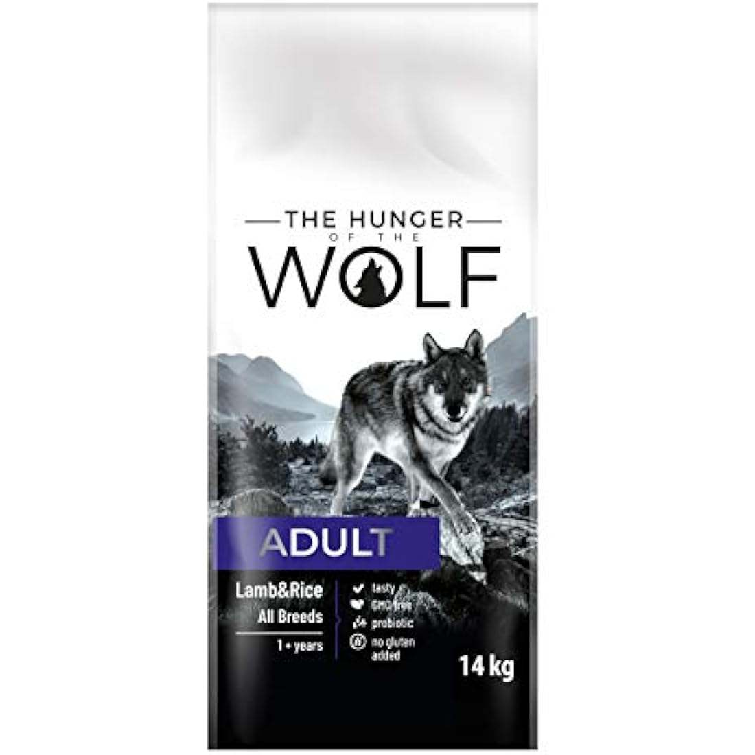 The Hunger of the Wolf Lamb & Rice Hypoallergenic Adult Dog Food – 14kg