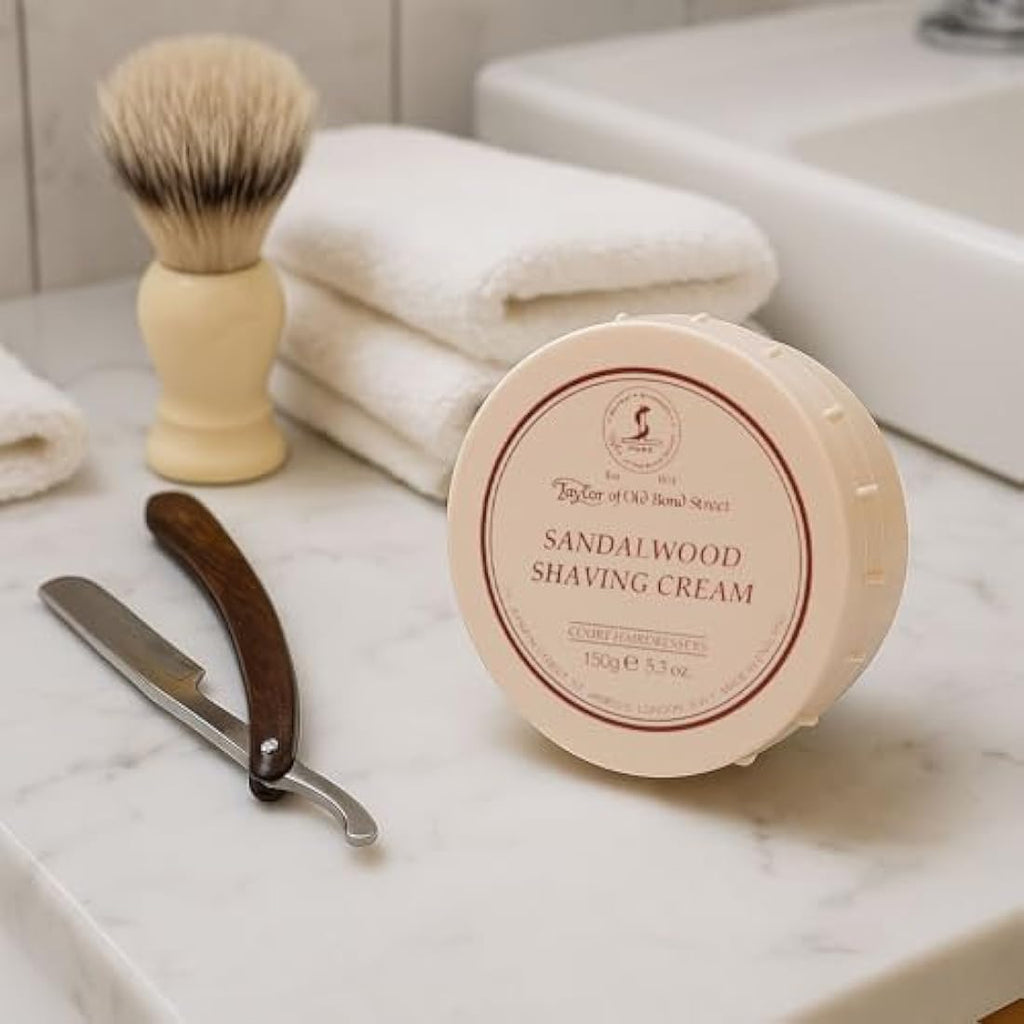 Taylor of Old Bond Street Sandalwood Shaving Cream Bowl - 150g