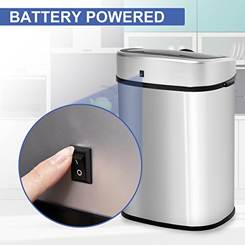 Jolof Store 48L Sensor Dustbin – Stainless Steel Automatic Kitchen Bin