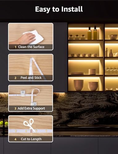 Lepro 10M Warm White LED Strip Light | Dimmable 24V Flexible Tape