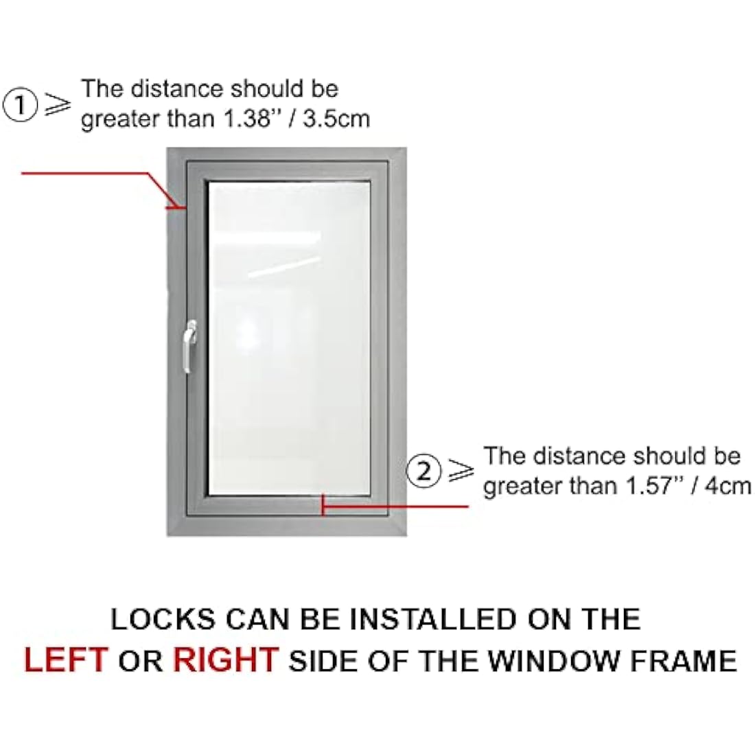 BeeGo Window Restrictor | Adhesive Child & Pet Safety Lock for UPVC - White