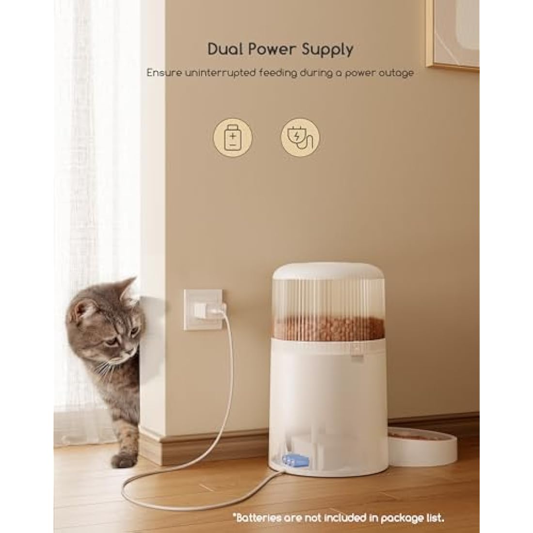 Faroro Automatic Cat Feeder with 3MP HD Camera | 5G WiFi Smart Pet Feeder