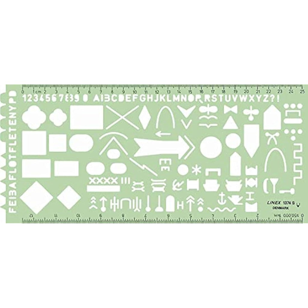 Linex NATO Troop Stencil - APP-6A Military Symbols 275x125mm Green
