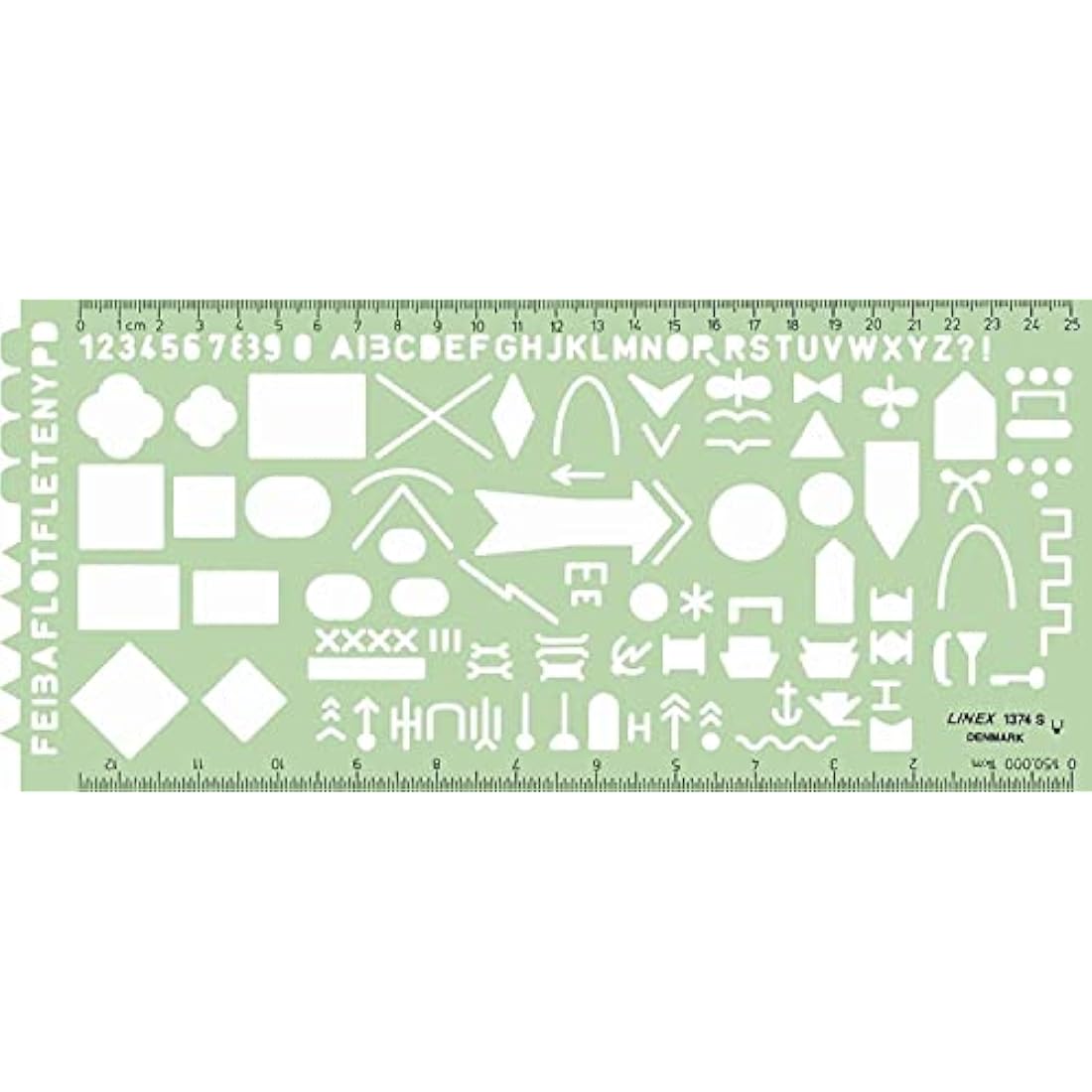 Linex NATO Troop Stencil - APP-6A Military Symbols 275x125mm Green