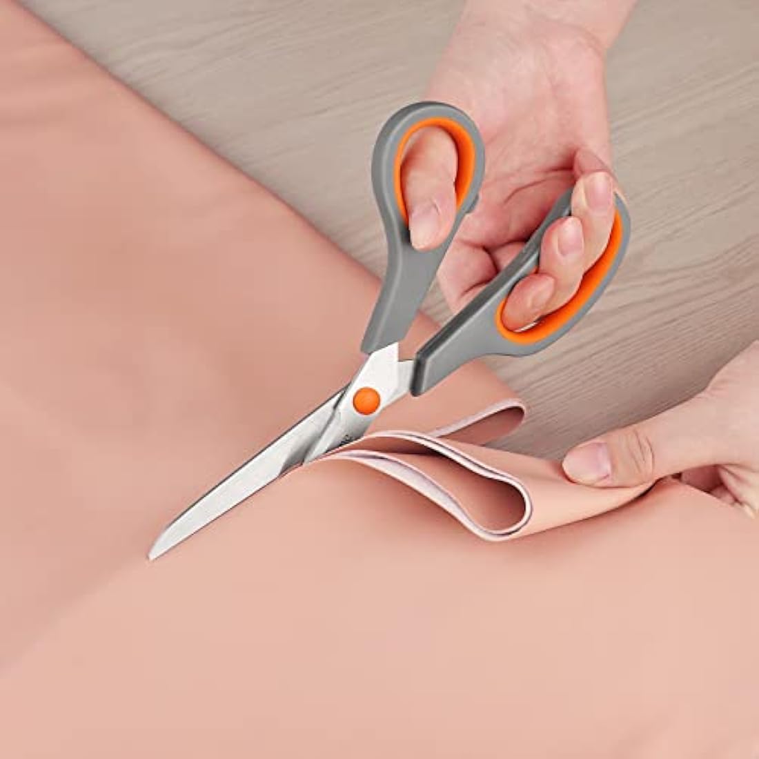 Asdirne Stainless Steel Scissors | 4-Piece Multi-Size Set with Soft Grip