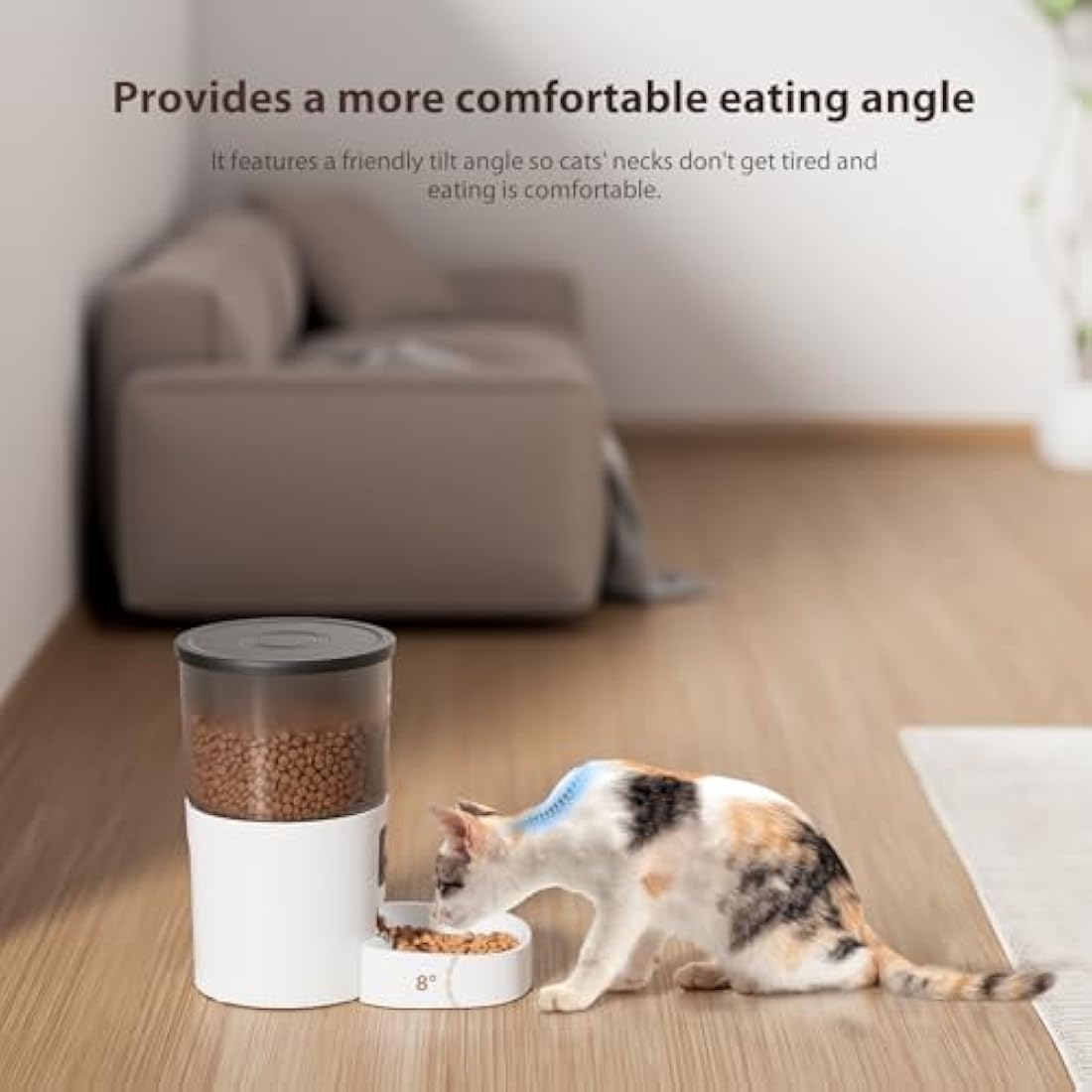 IMIPAW Automatic Cat Feeder | 3L Programmable Timed Pet Food Dispenser
