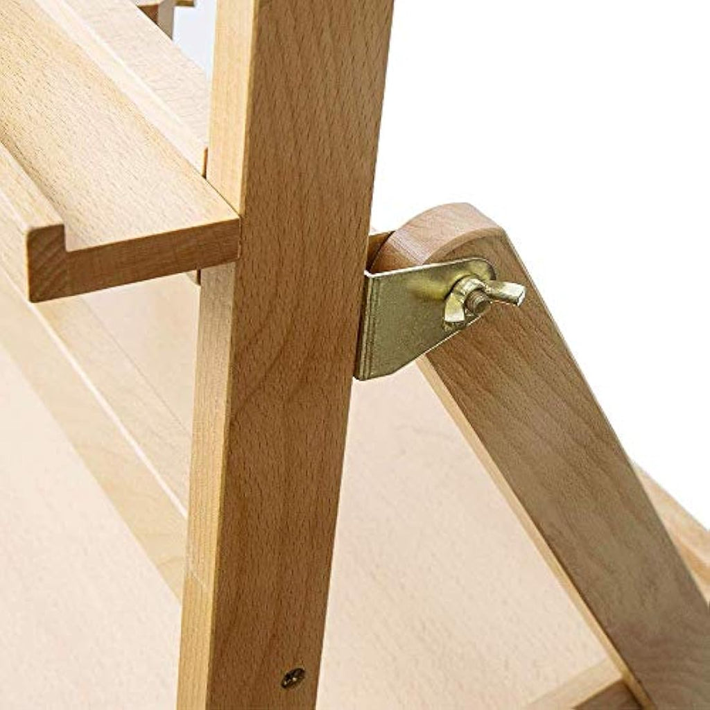 Mont Marte Beech Wood Box Floor Easel – Adjustable Studio Painting Stand