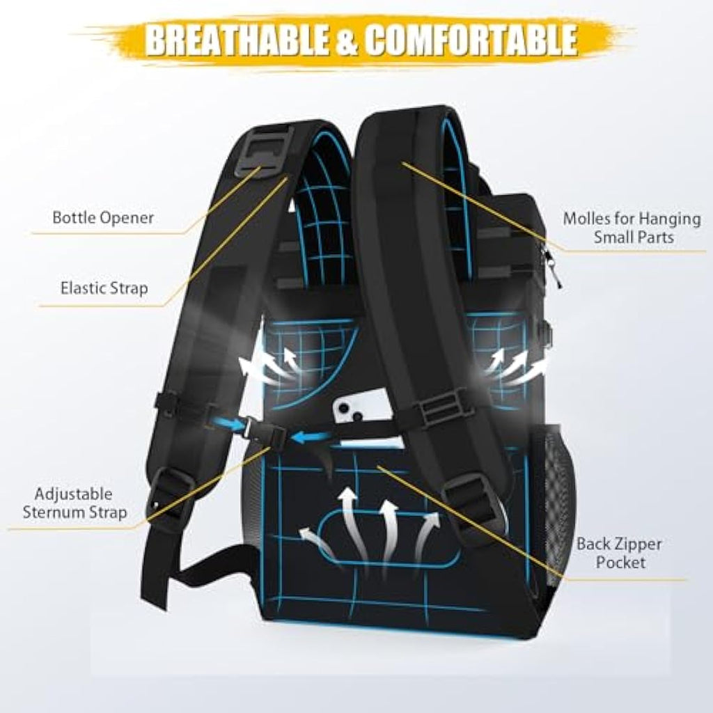AYAMAYA Leakproof Cooler Backpack | 40-Can Insulated Waterproof Bag
