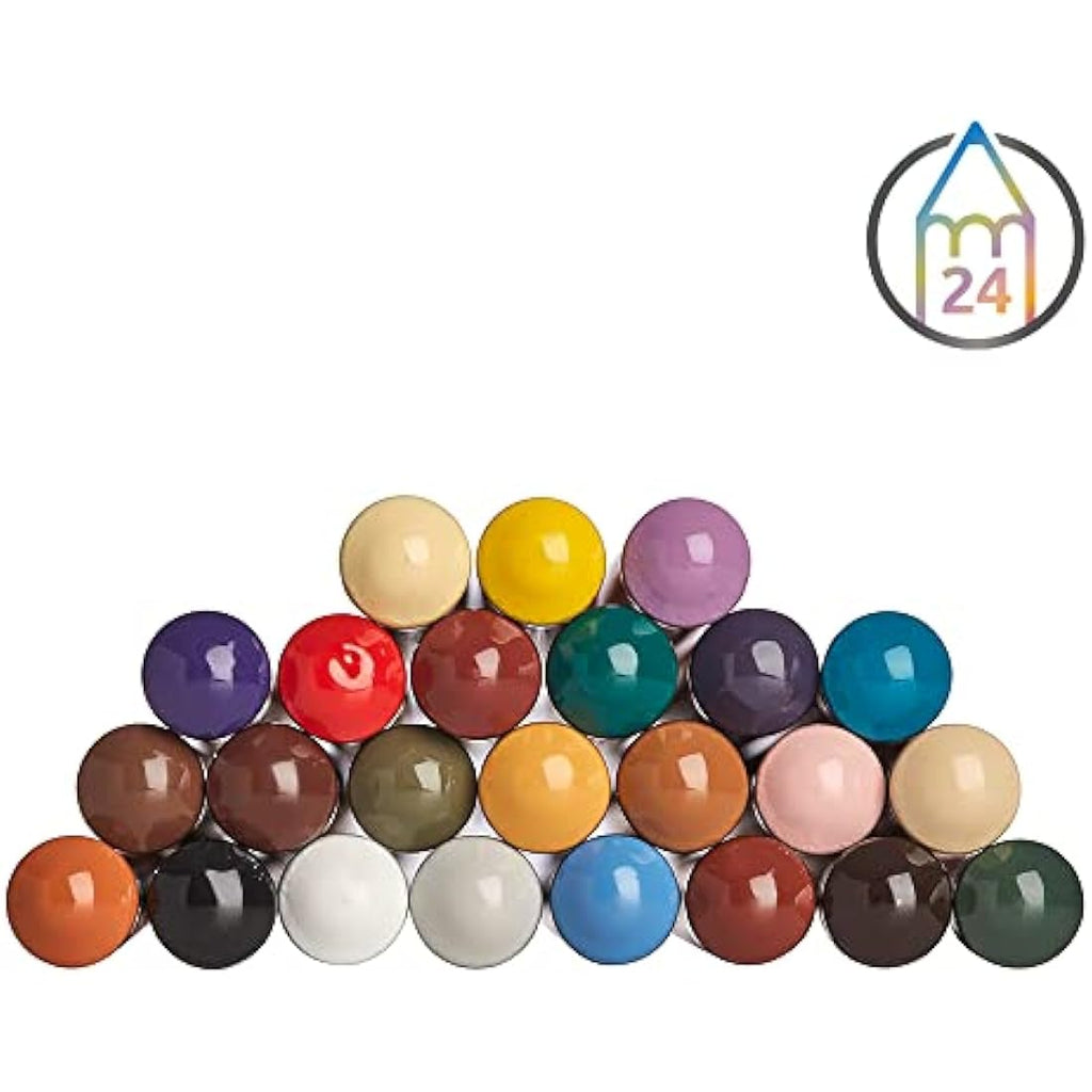 Derwent Lightfast Pencils - Set of 24 Professional Oil-Based Tin