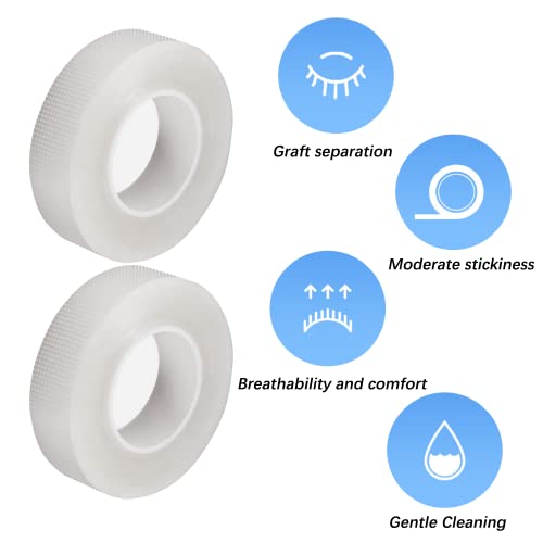 FYACCD Eyelash Extension Tape – 2 Rolls Breathable PE Adhesive Tape