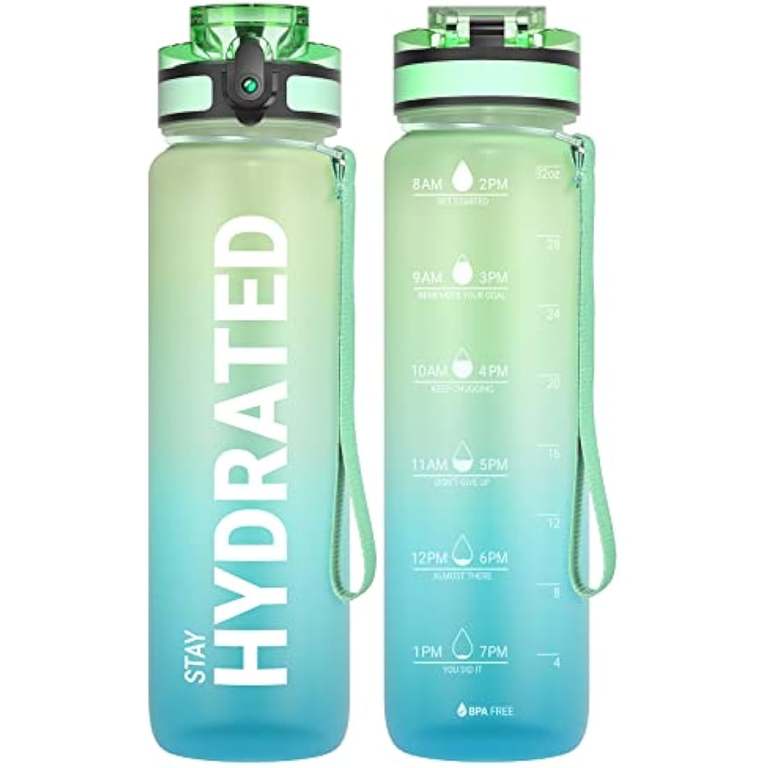 Sahara Sailor Motivational Water Bottle | 1L Tritan BPA Free Leakproof