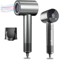 BAMCOO Ionic Hair Dryer – 1500W Silent Travel Hairdryer with HD Display