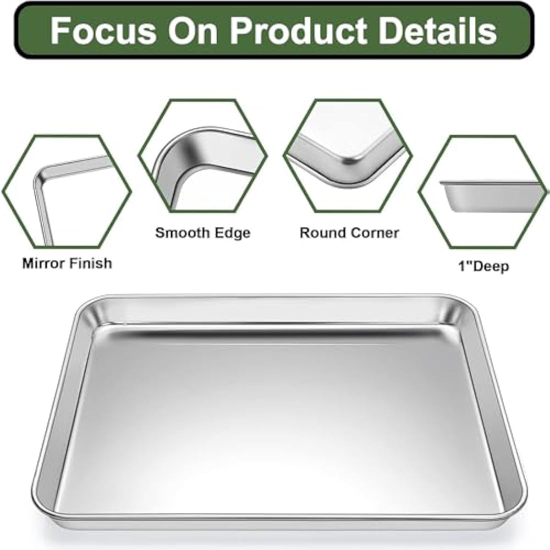 9-Piece Stainless Steel Baking Sheet and Cooling Rack Set