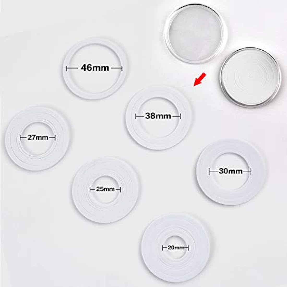 Jolof Store 168 Piece Coin Capsules with Foam Gaskets and Storage Box