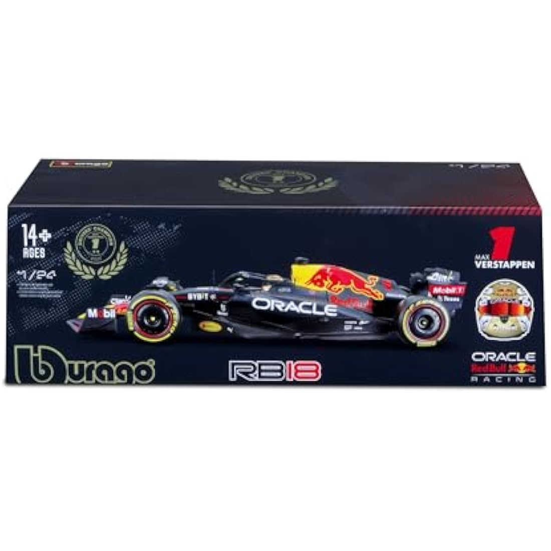 Bburago Red Bull Racing RB18 Verstappen 1:24 Die-Cast F1 Race Car