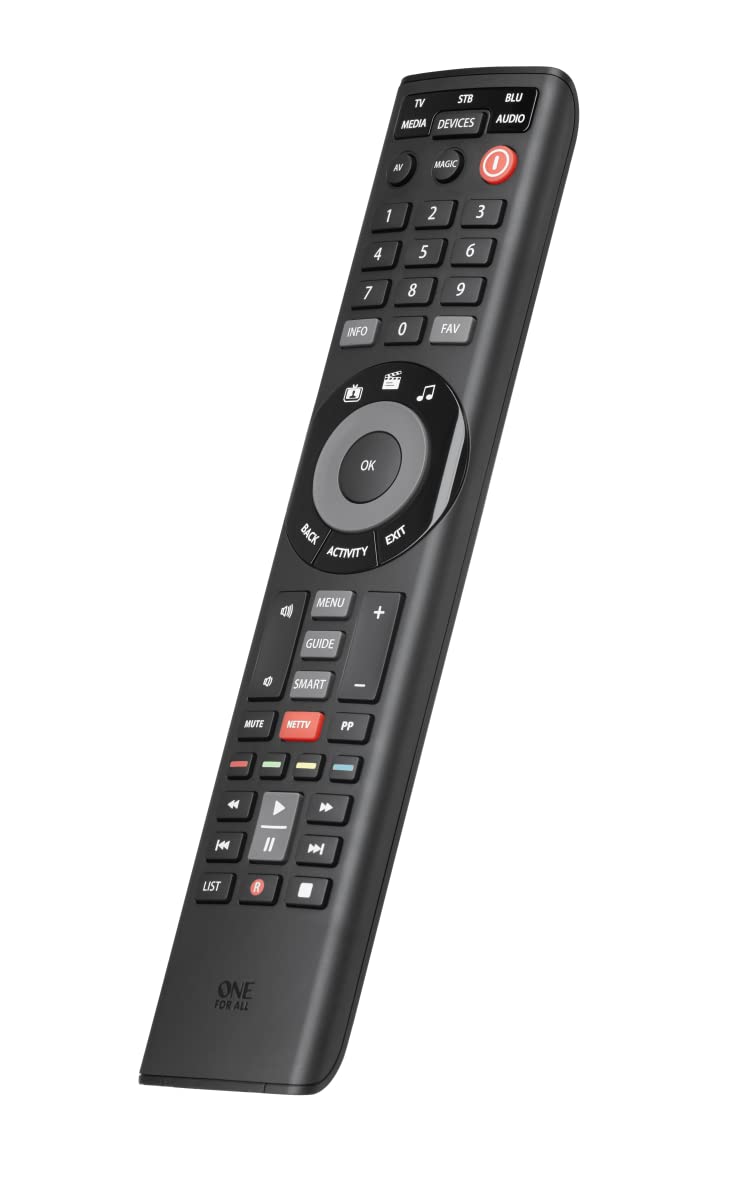 One For All Smart Control 5 Universal Remote for 5 Devices - URC7955