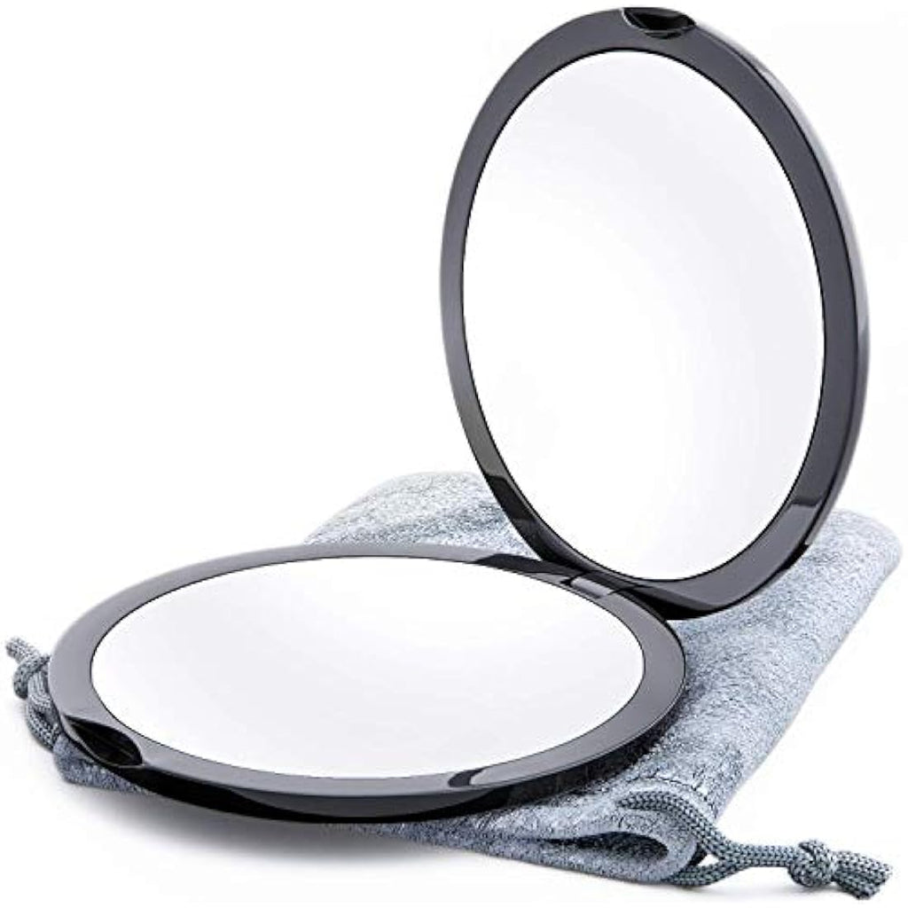Mavoro 10x Magnifying Compact Mirror – 4 Inch Double Sided Travel Mirror