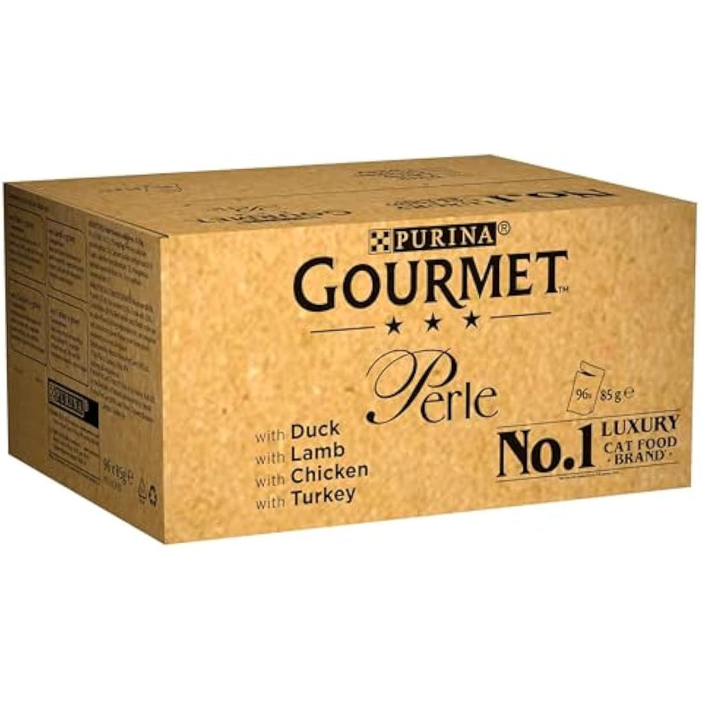 Gourmet Perle Chef's Collection Wet Cat Food - 96 x 85g Pouches