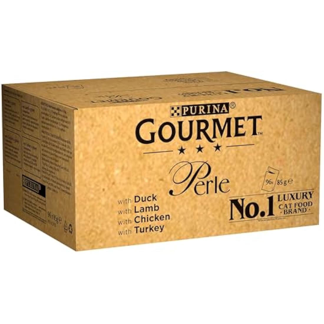 Gourmet Perle Chef's Collection Wet Cat Food - 96 x 85g Pouches
