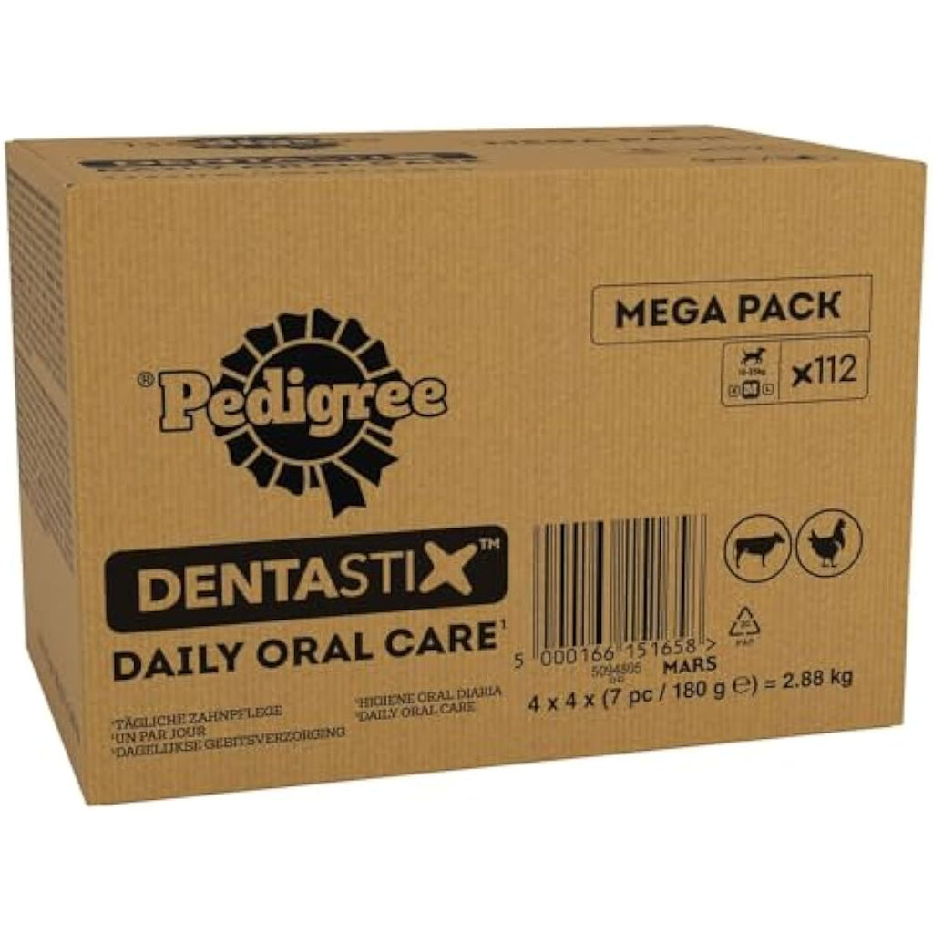 Pedigree DentaStix Daily Dental Chews for Medium Dogs - 112 Sticks