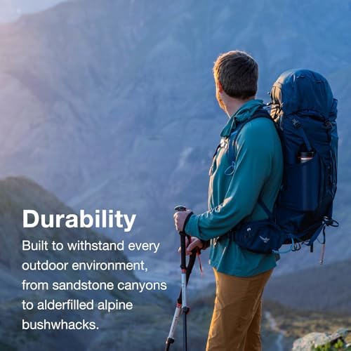 Osprey Kestrel Men's Hiking Backpack | Durable Outdoor Trekking Pack