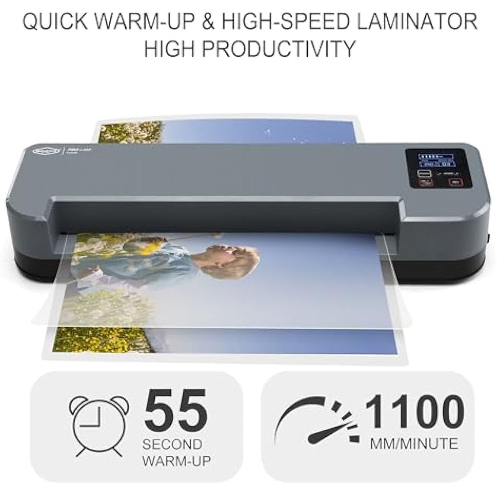 SINCHI A3 Thermal Laminator & Foil Applicator | 4-Roller LCD Display