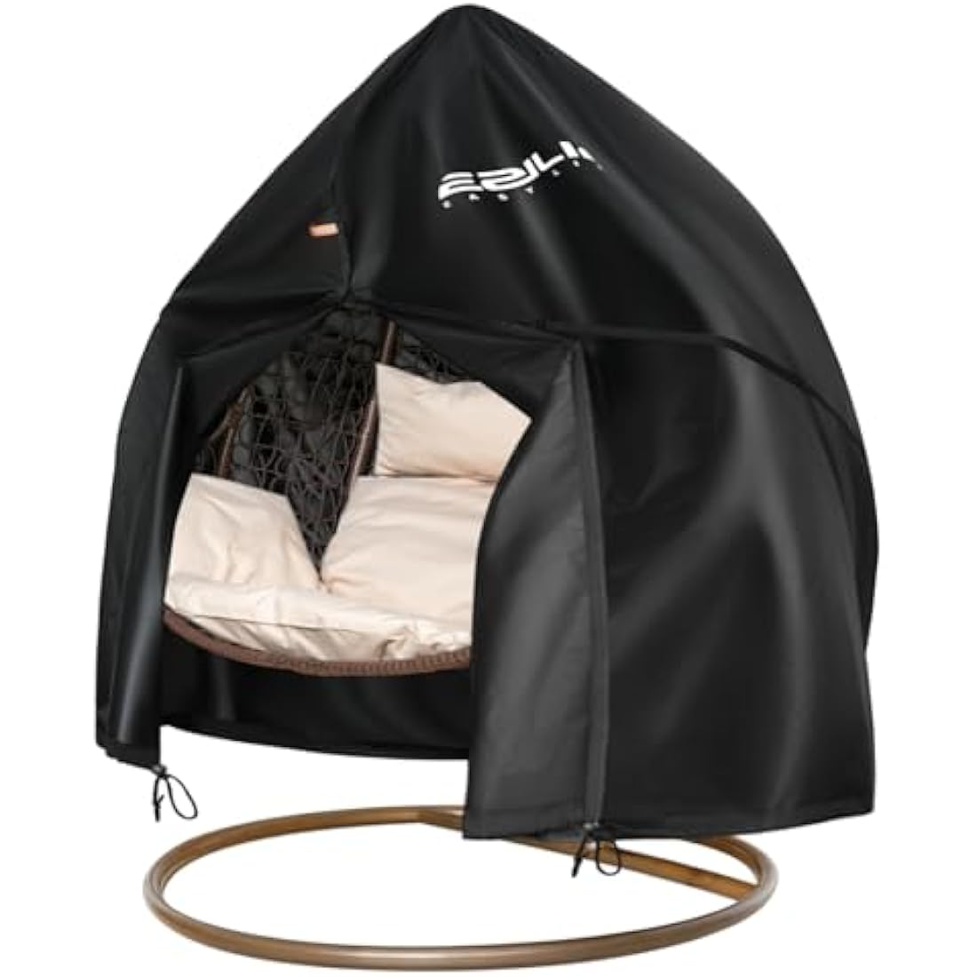 Ezilif Double Egg Chair Cover | 420D Oxford Waterproof Heavy Duty Cover