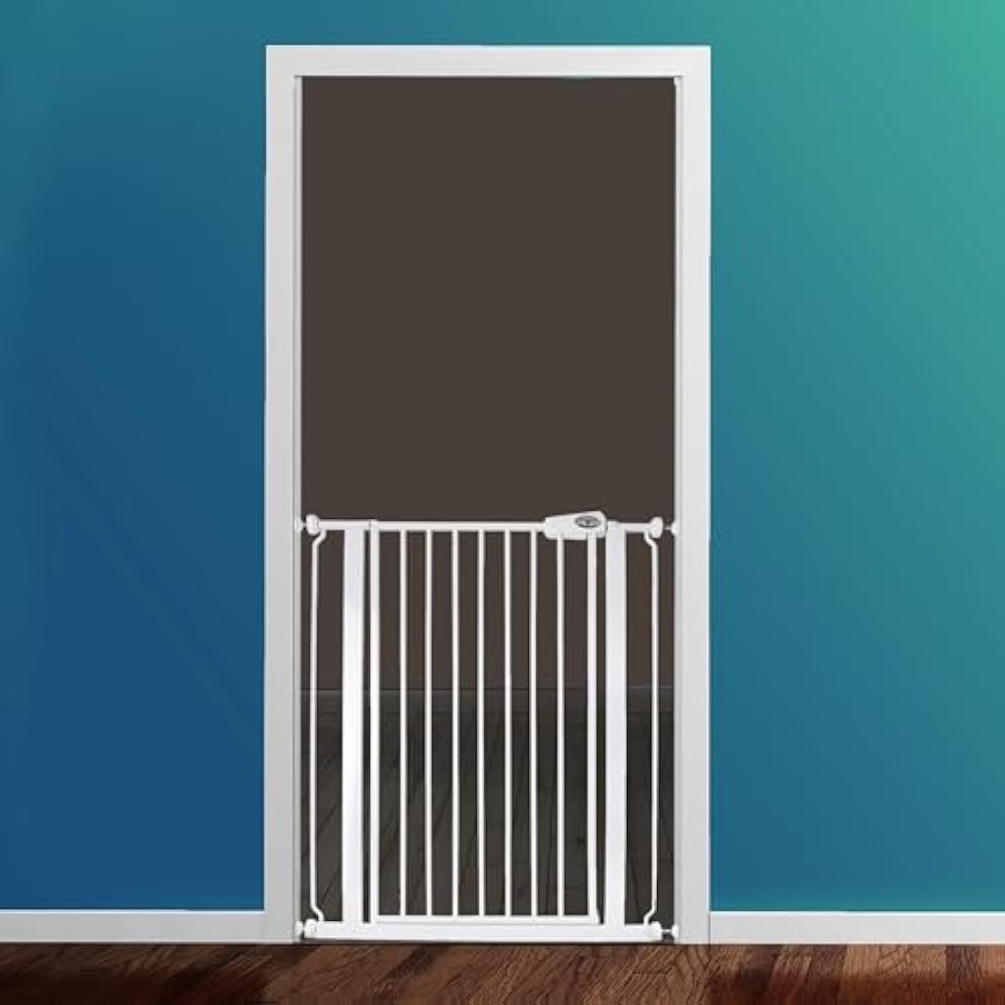 Safetots Extra Tall Narrow Metal Safety Gate | White, 68.5cm - 75cm
