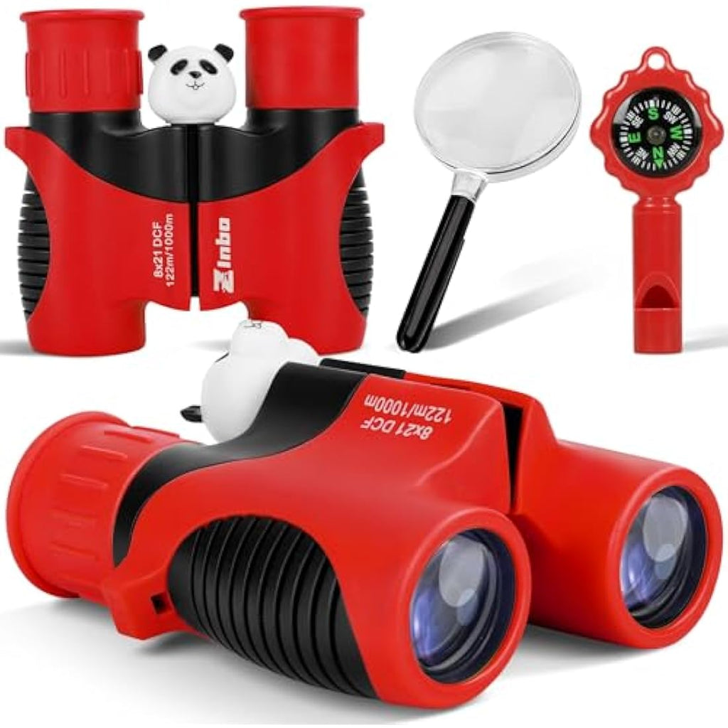 Jolof Store Kids Binoculars Set | HD Bird Watching Toys with Compass