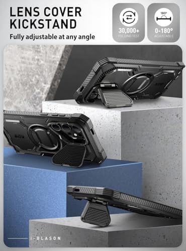 i-Blason Armorbox for Galaxy S24 Ultra Case | MagSafe & Kickstand – Black