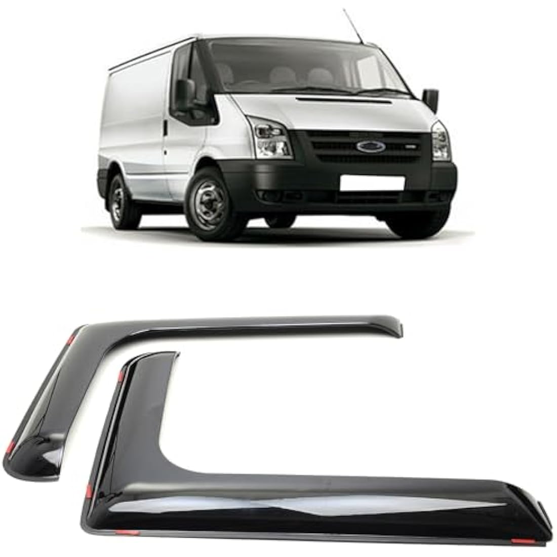 Wind Deflectors for Ford Transit Mk6 Mk7 2000-2013 - 2 Pcs
