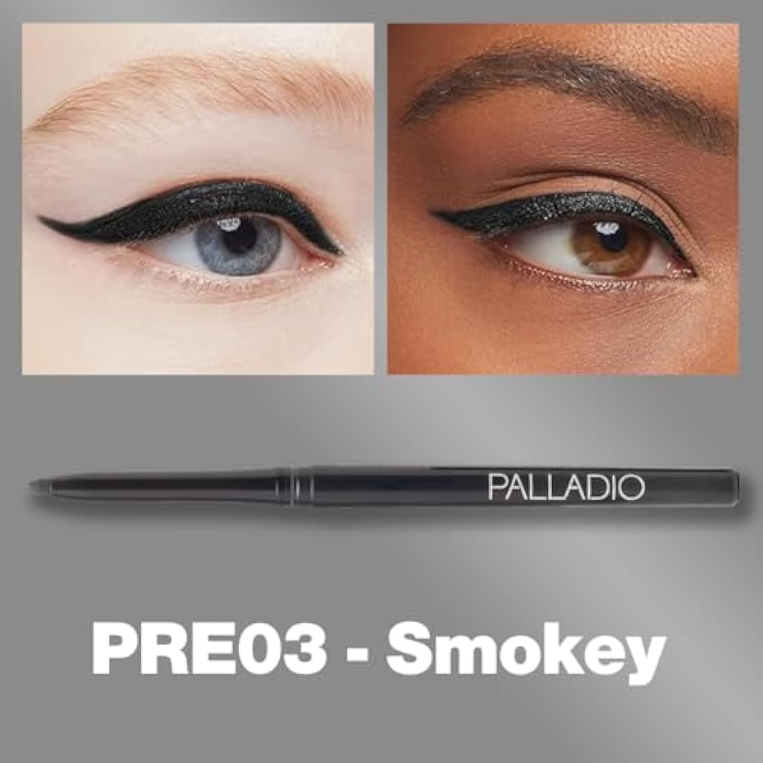 Palladio Waterproof Retractable Eyeliner – 03 Smokey Eye Pen