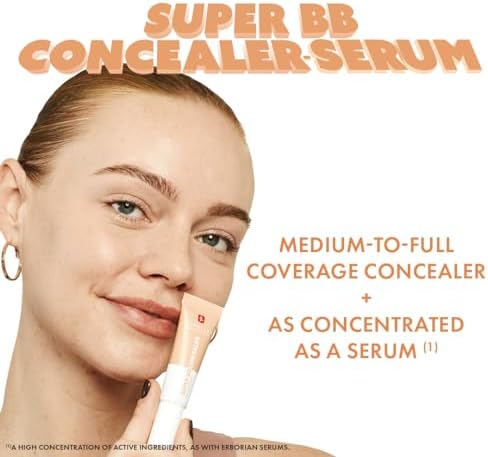 Erborian Super BB Concealer – High Coverage with Niacinamide & SPF 25