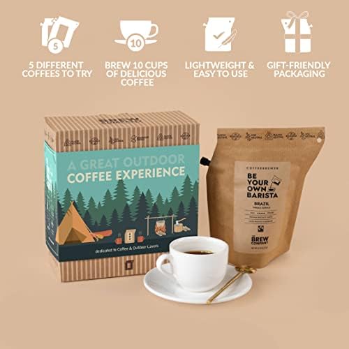 Organic Specialty Coffee Gift Set – 5 Single Estate Brewers