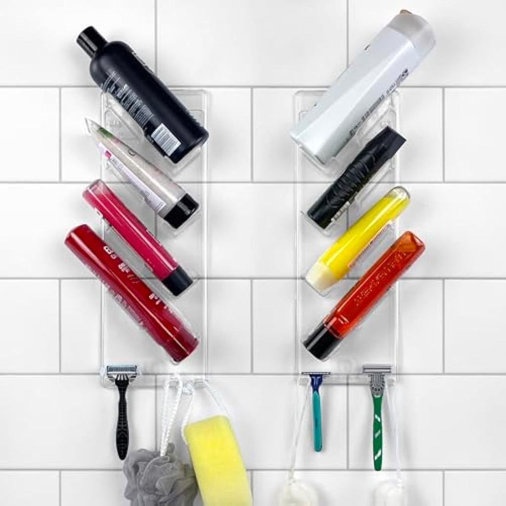Jolof Store Shower Caddy 2-Pack | Rustproof Adhesive Bathroom Shelf