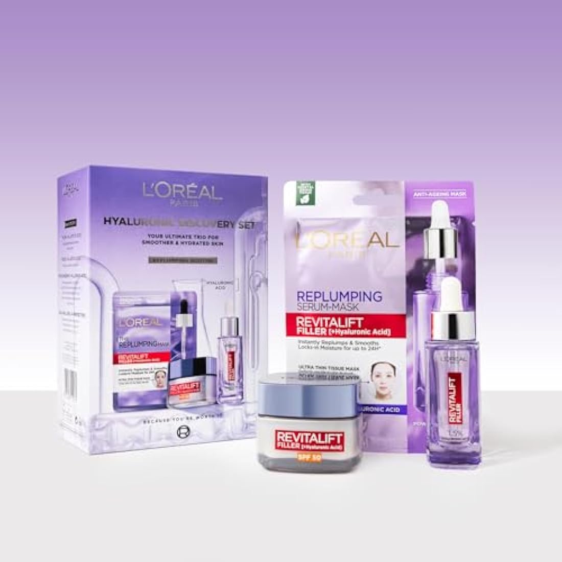 L'Oréal Paris Revitalift Hyaluronic Acid Skincare Discovery Gift Set