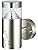 Jolof Store Pyramid Outdoor Wall Light – PIR Motion Sensor Stainless Steel