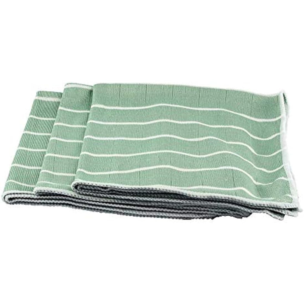 Bamboo Cleaning Towel Set – 11pc Streak-Free Glass Cloths