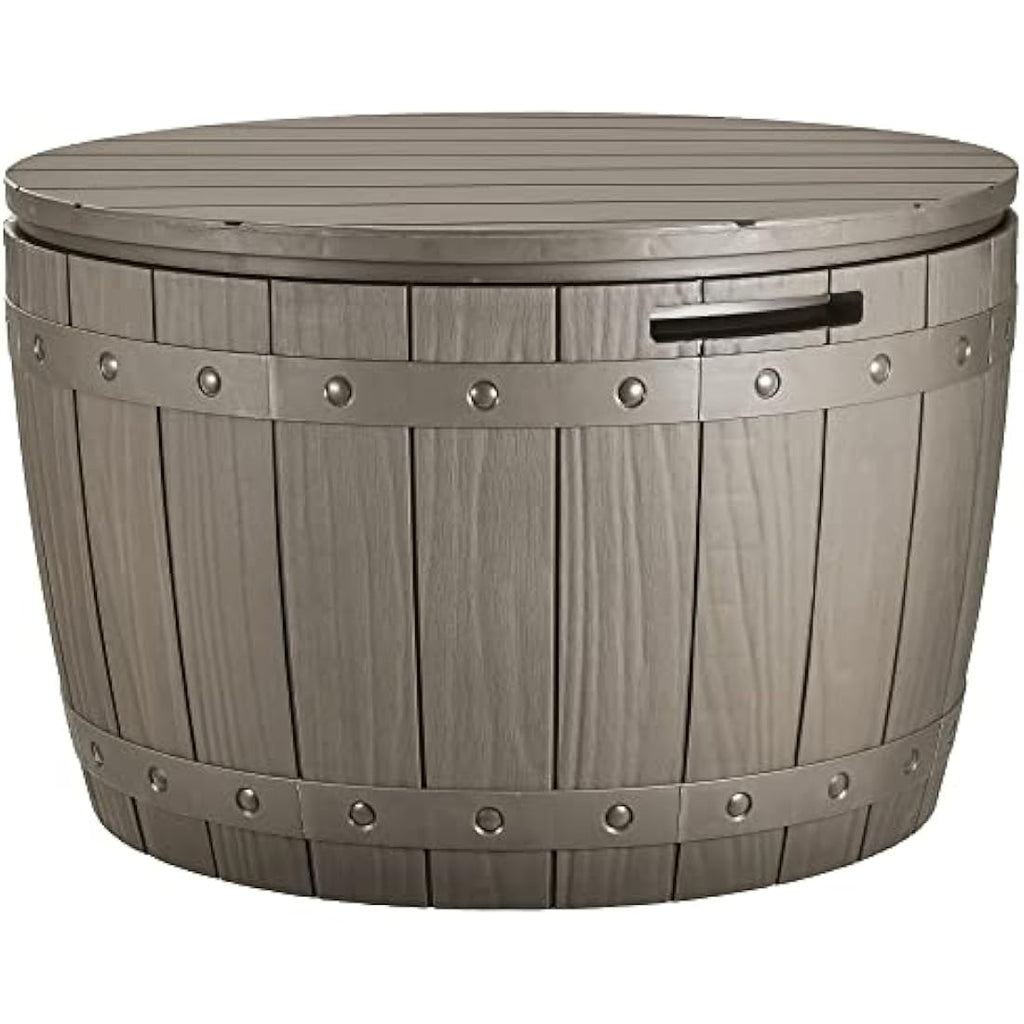 YITAHOME 127L Garden Storage Box | Waterproof Resin Outdoor Deck Box