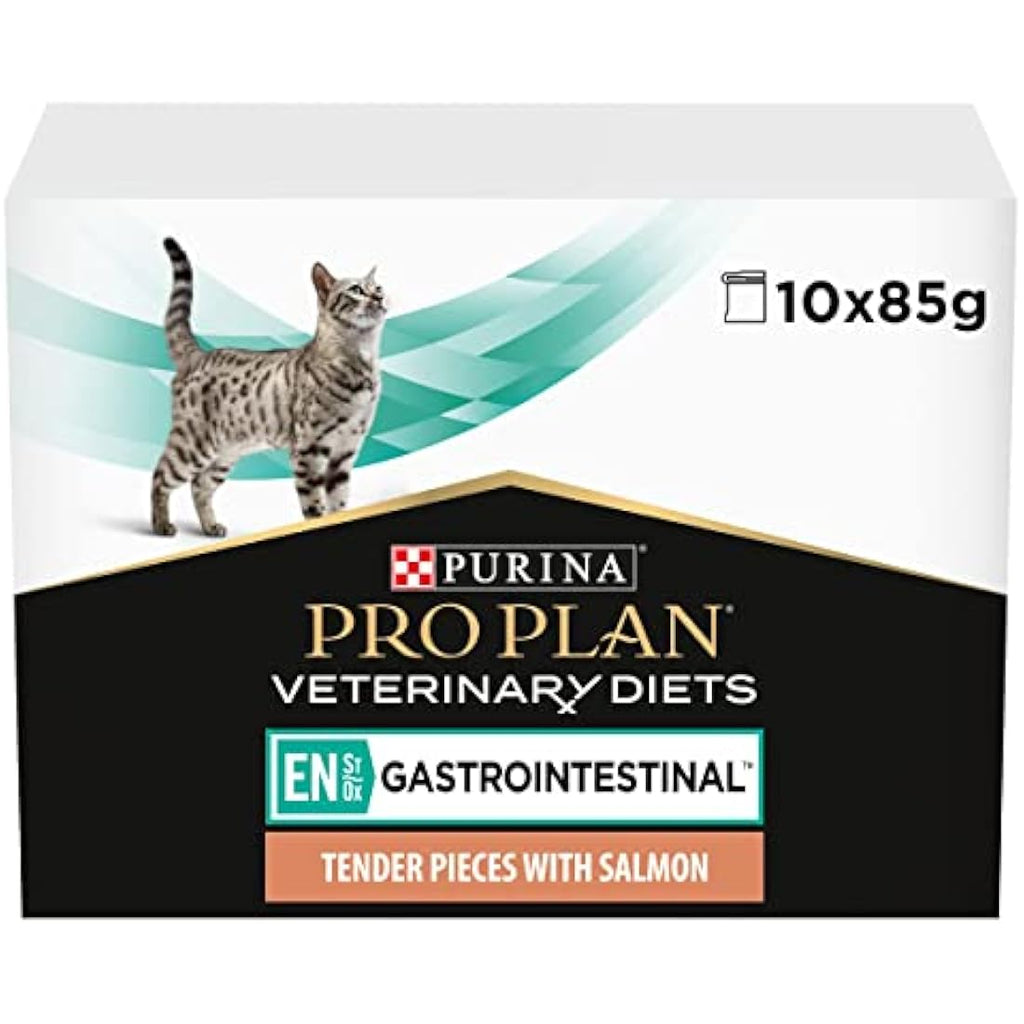 Pro Plan Veterinary Diets EN Gastrointestinal Salmon Cat Food - 10x85g
