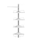 SONGMICS Telescopic Shower Caddy | 95-300cm Stainless Steel Corner Shelf
