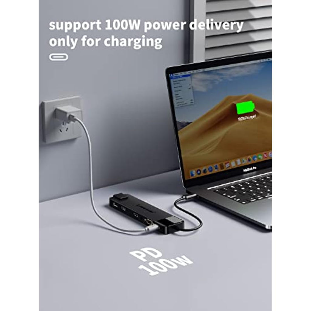 Lemorele 13-in-1 USB C Docking Station – Triple Display 4K HDMI & 100W PD