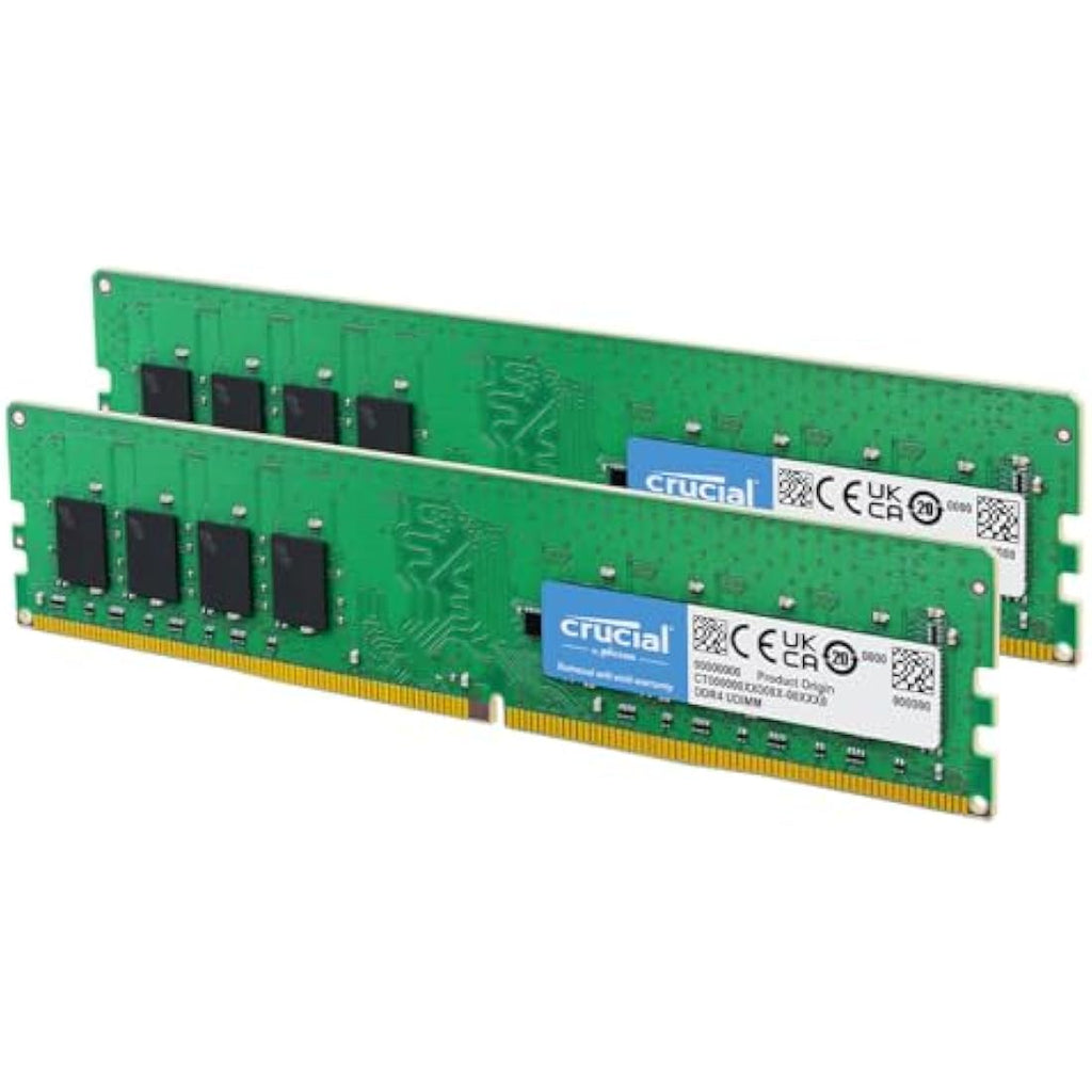 Crucial 32GB Kit (2x16GB) DDR4 3200MHz Desktop Memory – UDIMM RAM