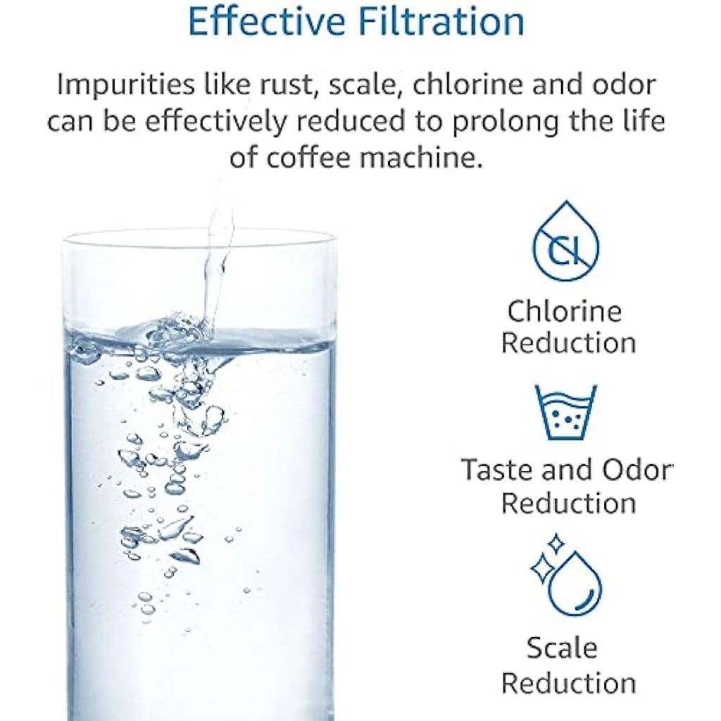 Aiitomg 10-Pack DLSC002 Water Filter for DeLonghi Coffee Machines