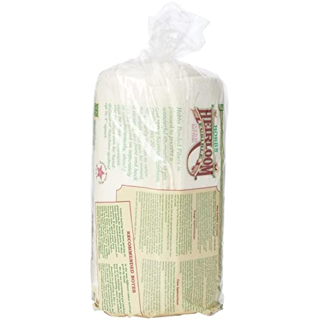 Hobbs Heirloom Fusible Cotton Blend Quilt Batting - Queen 90x108in