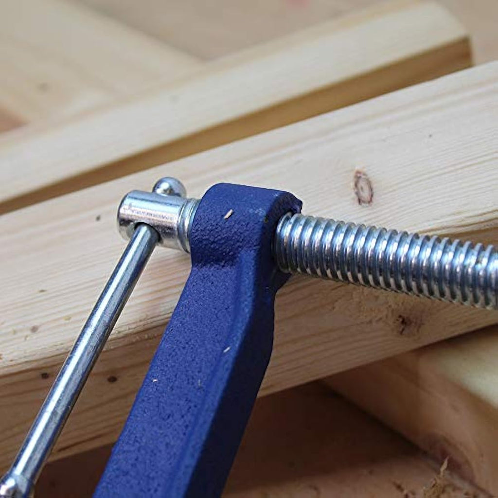 Faithfull Deep Throat G Clamp – 200mm (8in) Heavy-Duty Metal Tool